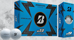 Bridgestone Golf 2023 e9 Long Drive White Golf Balls