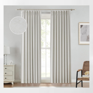 Pinch Pleated Full Blackout Curtain Panels